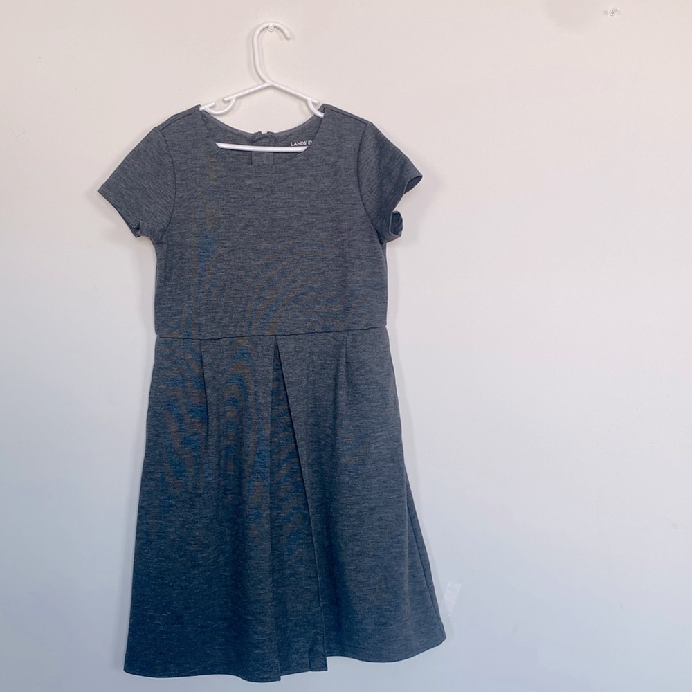 Land’s End casual gray dress. Size 10